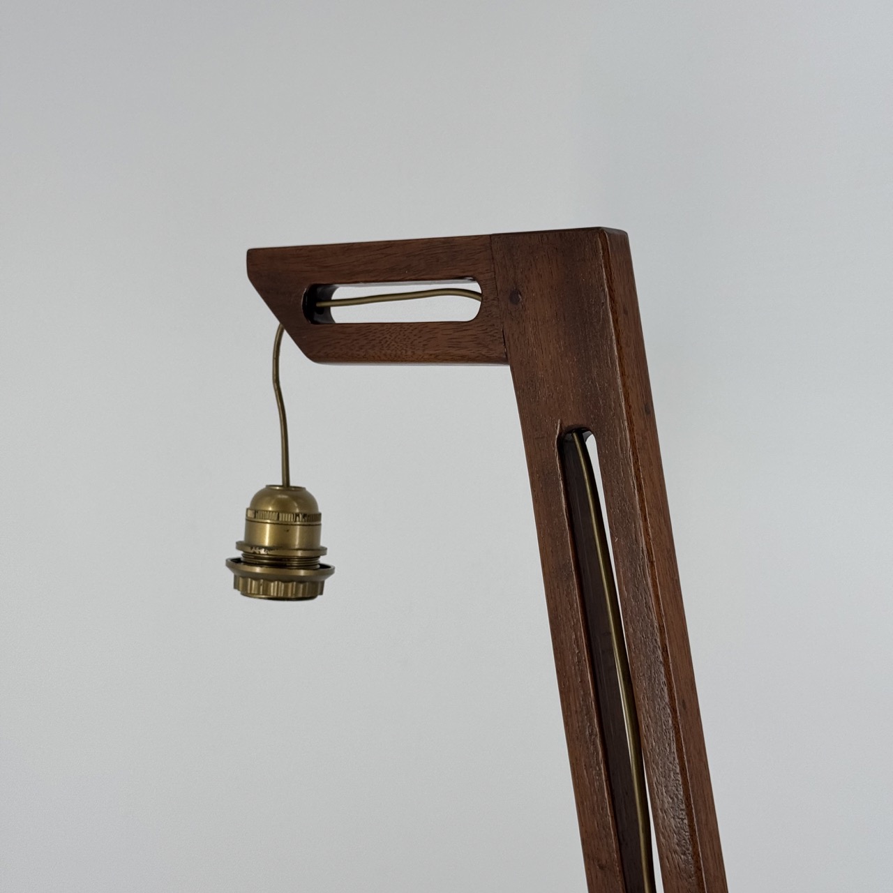 Vintage Table Lamp Teak
