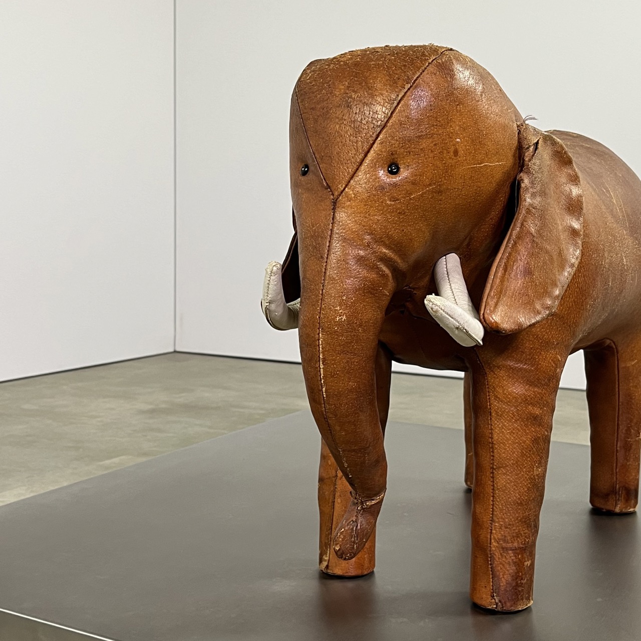 Vintage Leather Elephant