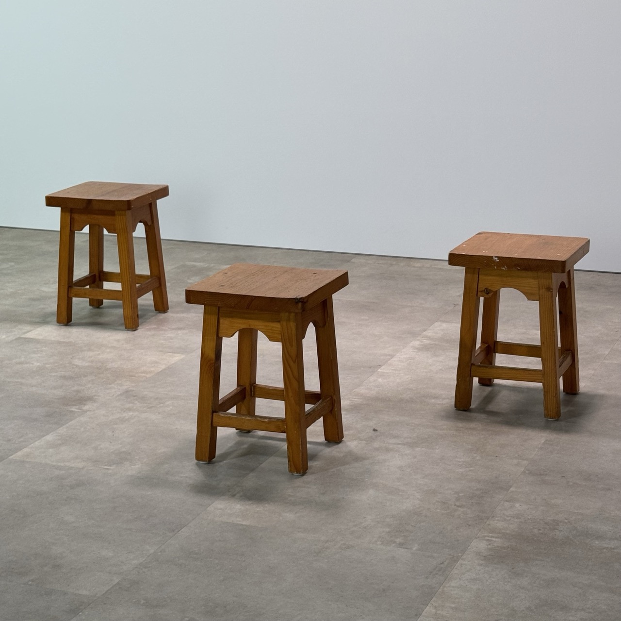 Vintage Stools Pine
