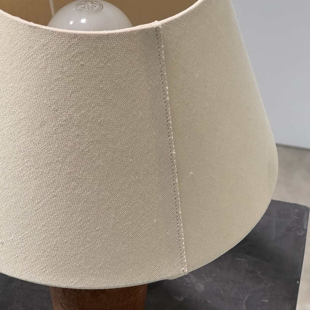 Vintage Table Lamp Teak