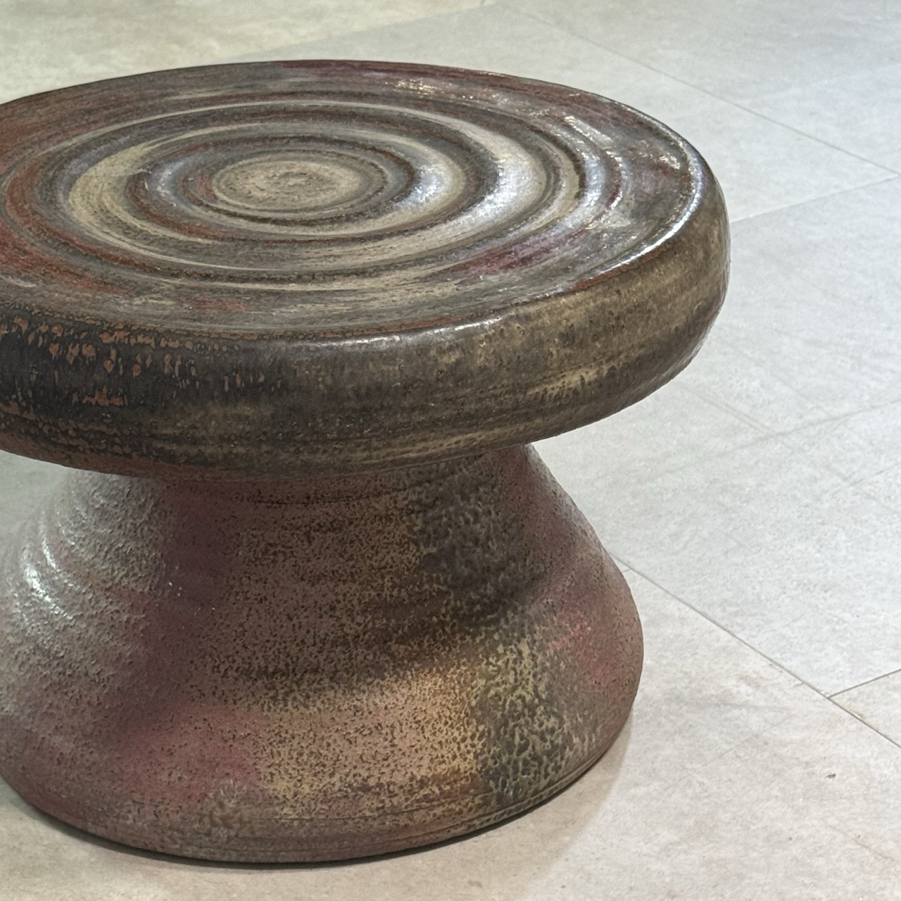 Vintage Side Table Ceramic