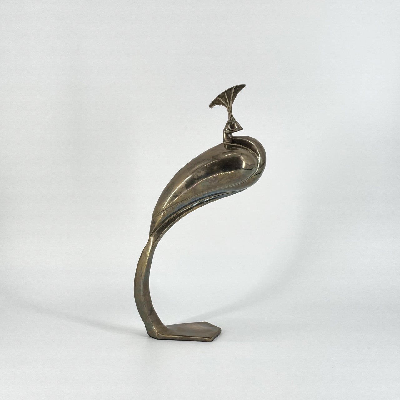 Vintage Peacock Brass
