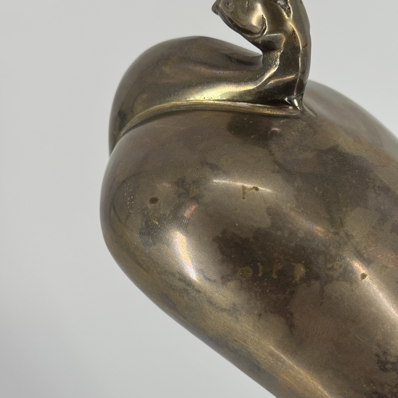 Vintage Peacock Brass