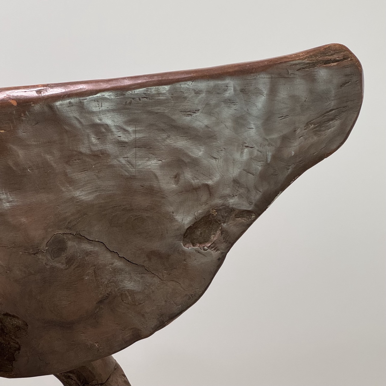 Vintage Sculptural Bench 