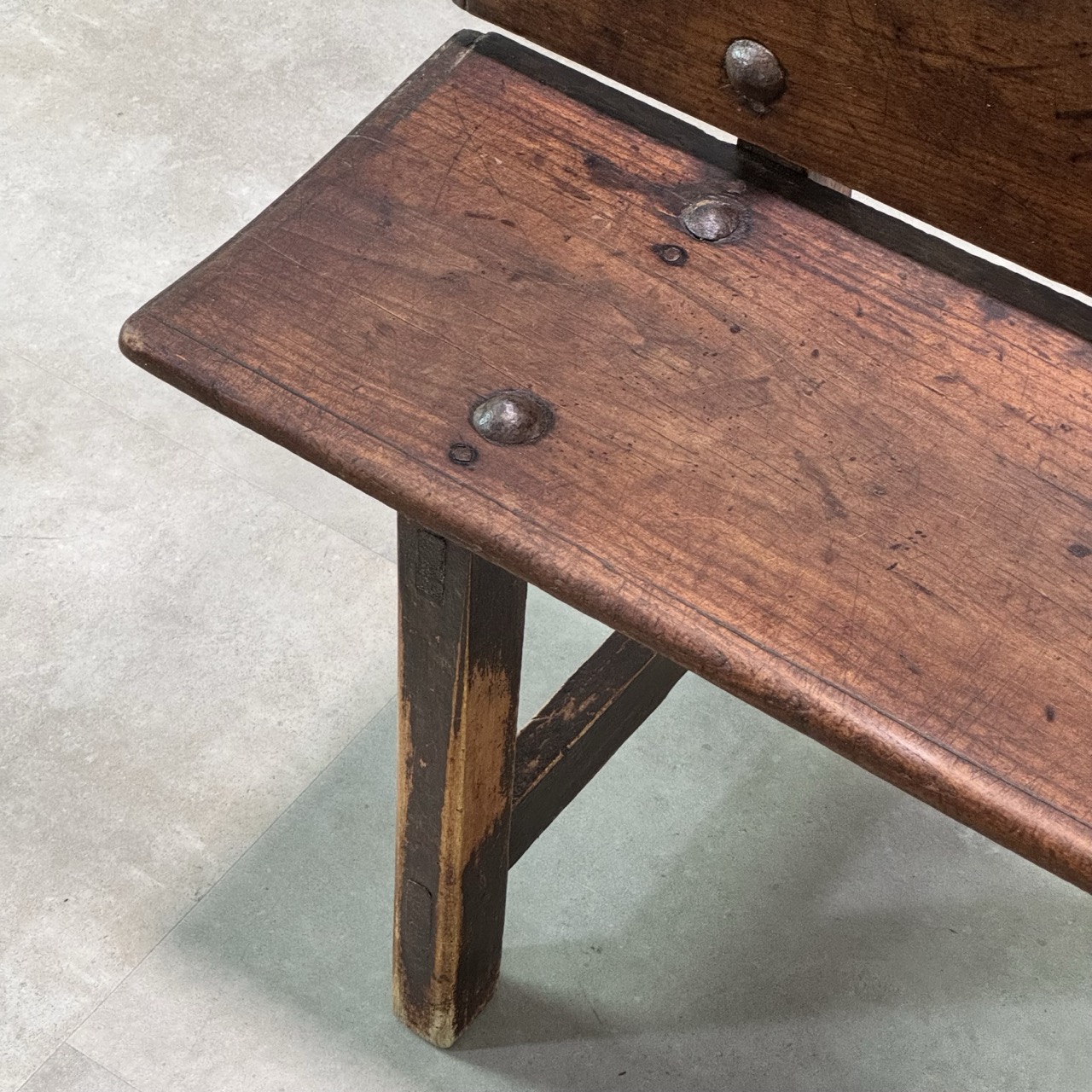 Antique Hall Bench 