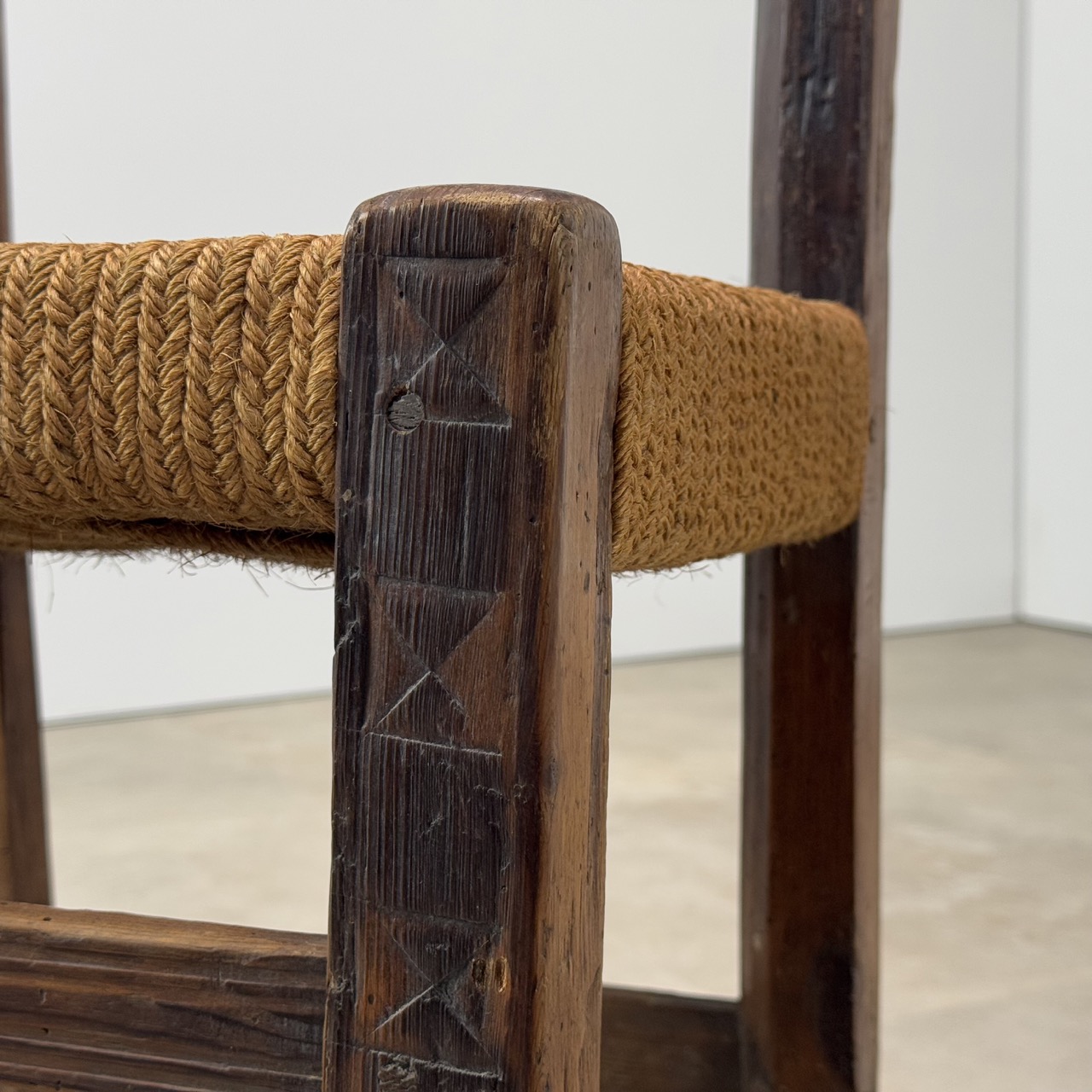 Antique Spanish Farmer Chair 