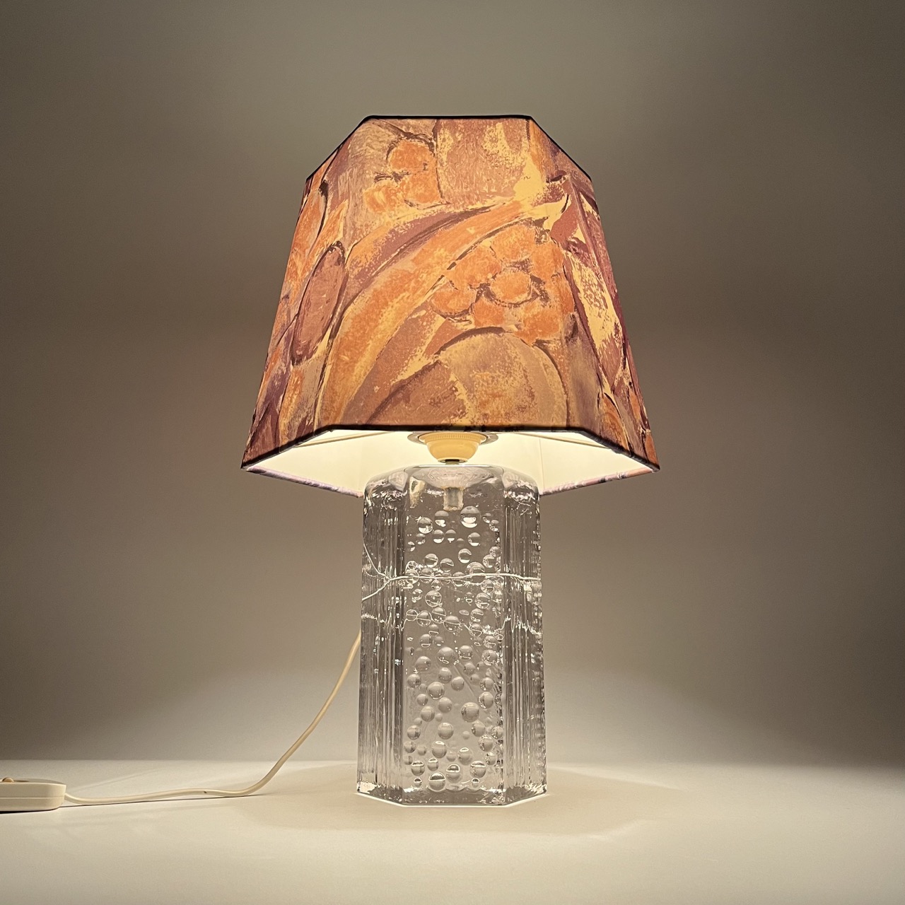 Glass Table Lamp