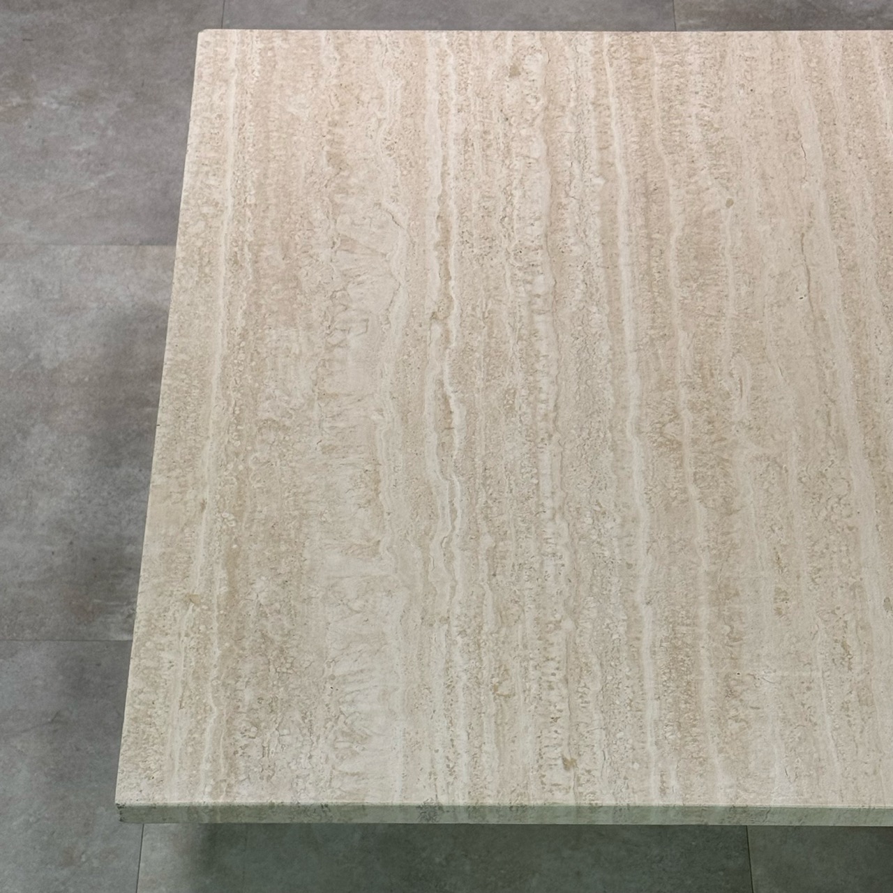 Vintage Coffee Table Travertine