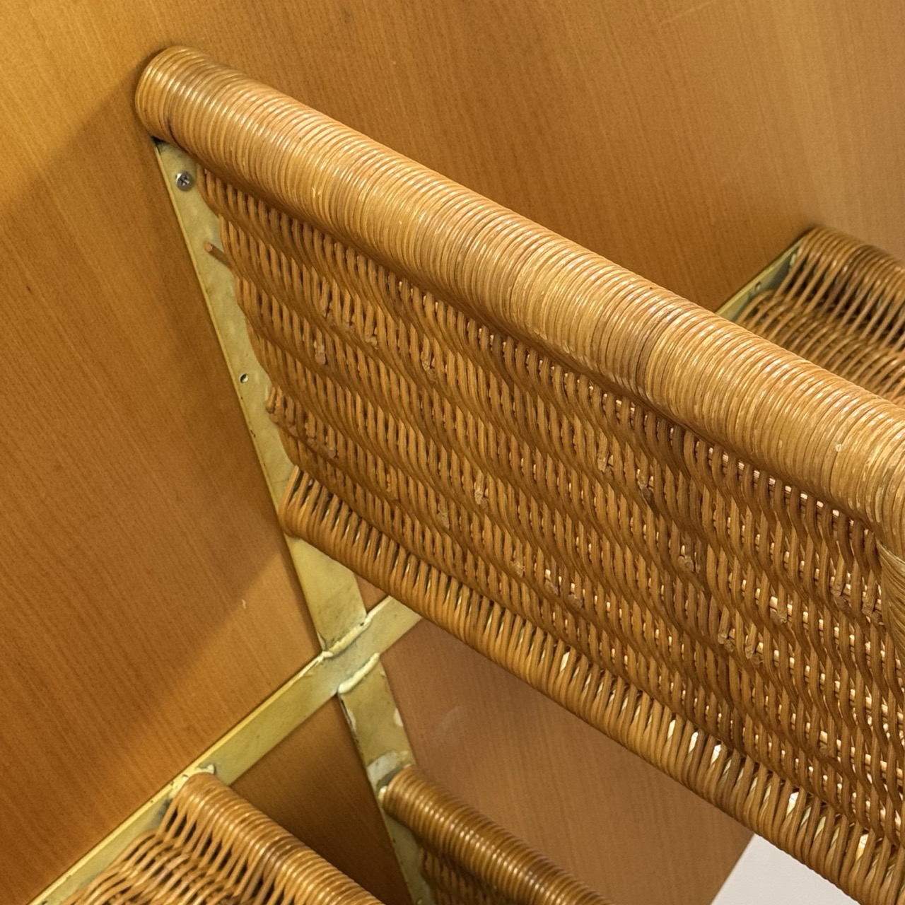 Vintage Coffee Table Rattan 