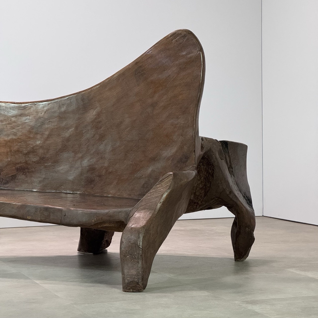 Vintage Sculptural Bench 