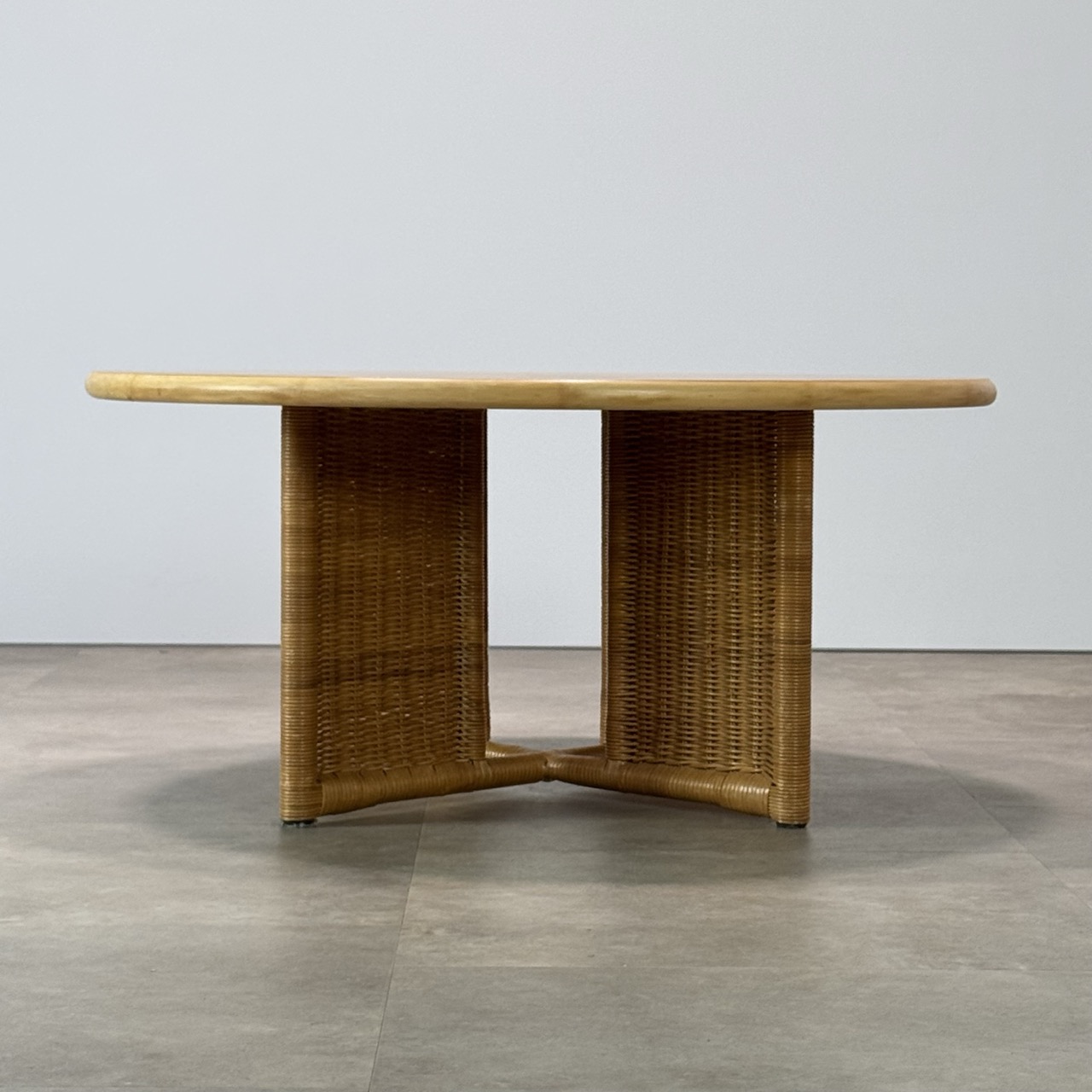 Vintage Coffee Table Rattan 