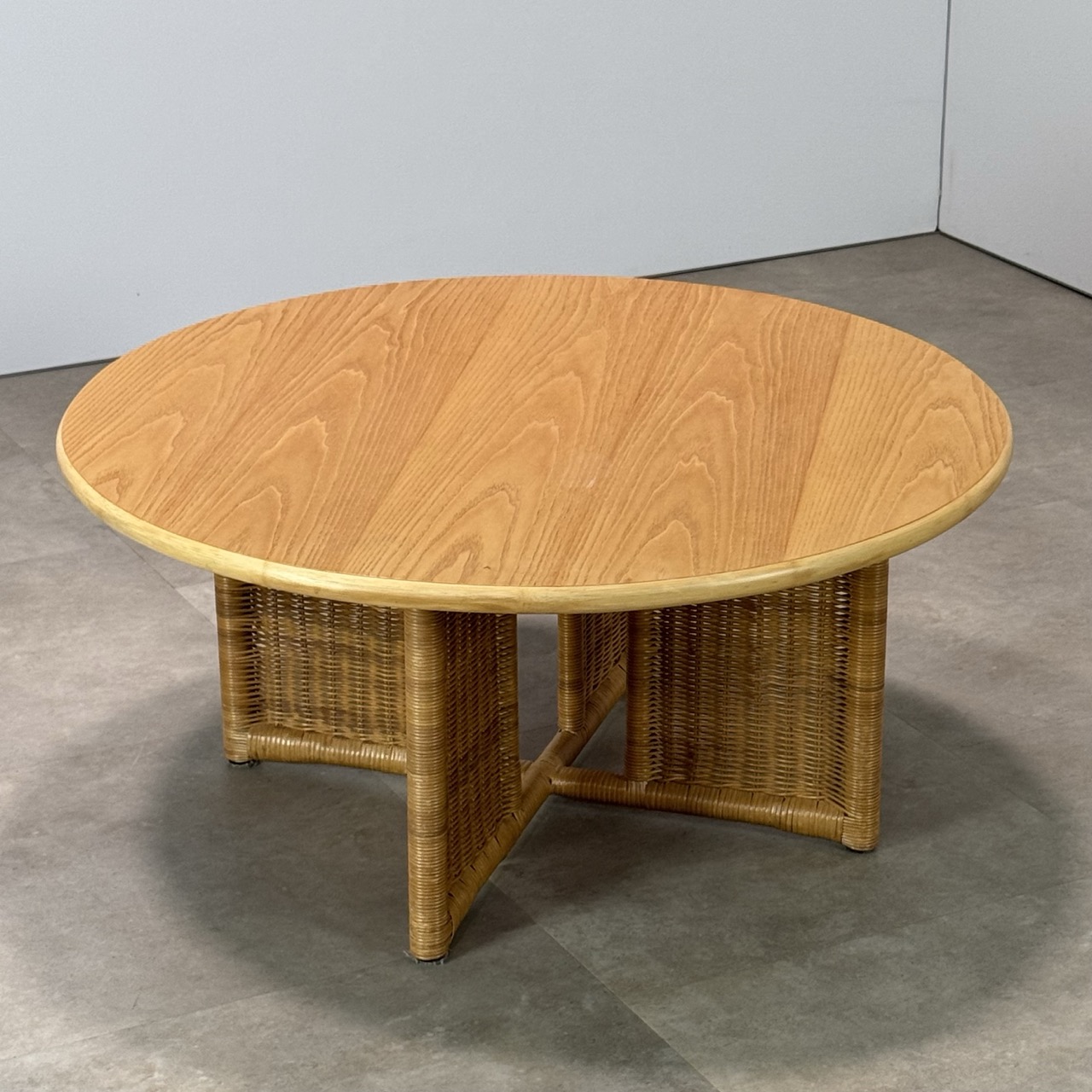 Vintage Coffee Table Rattan 