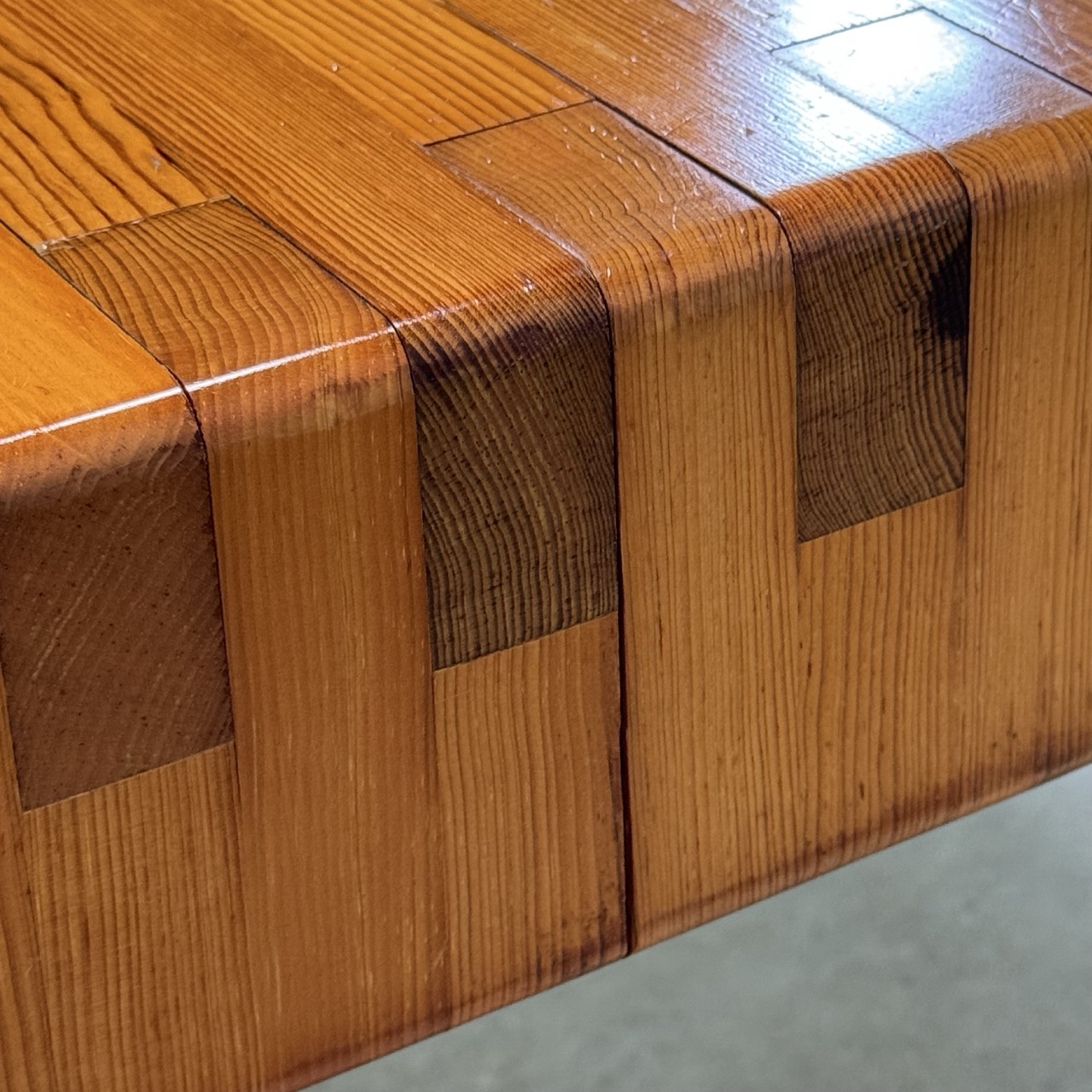Vintage Coffee Table Pine 