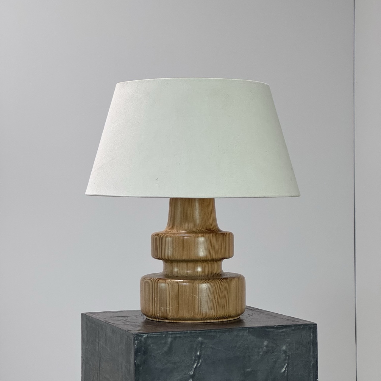 Vintage Table Lamp Pine