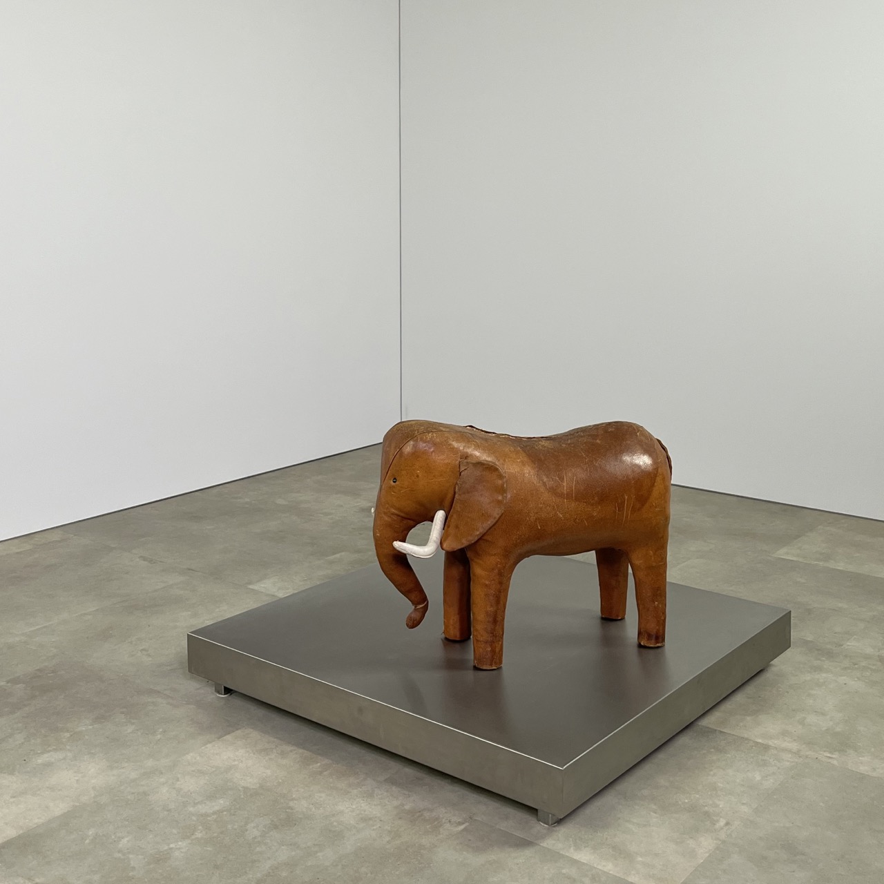 Vintage Leather Elephant
