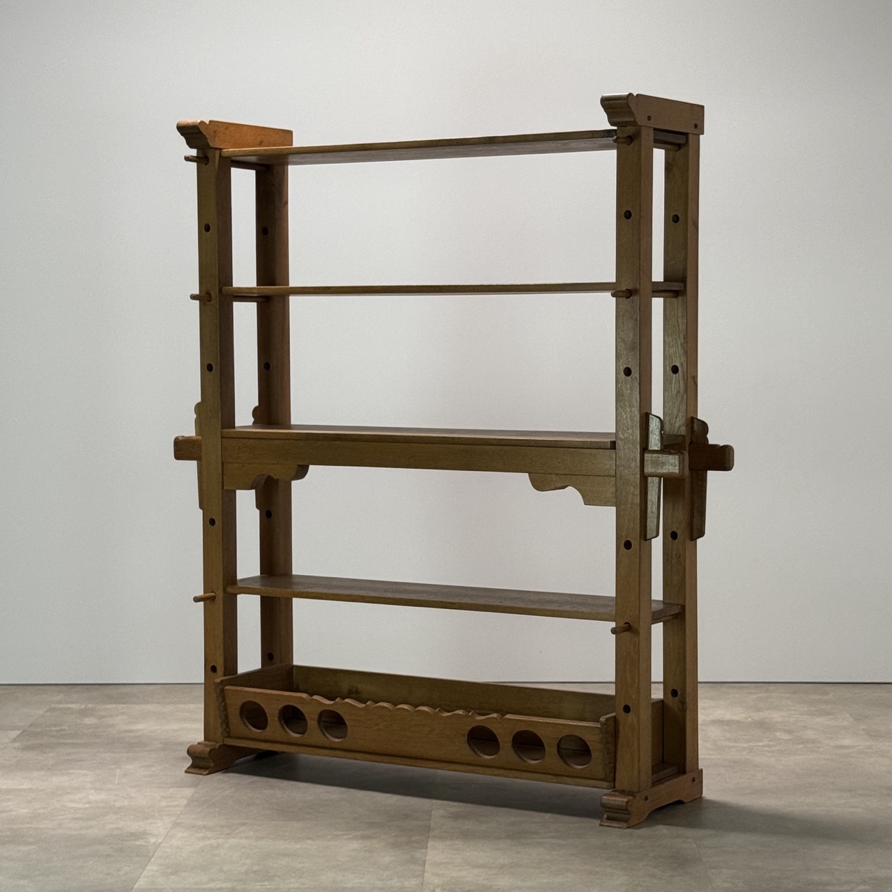Vintage Bookcase Brutalist 