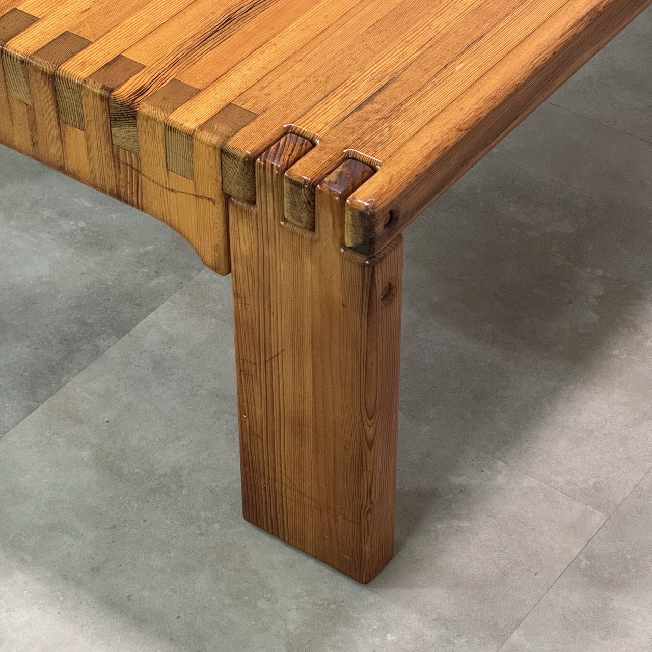 Vintage Coffee Table Pine 