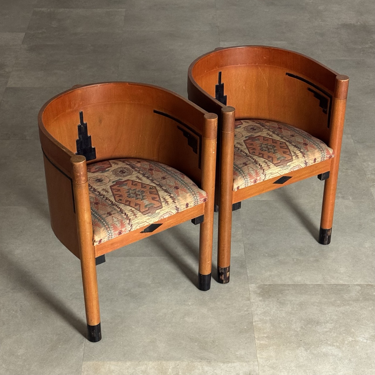 Vintage Tripod Tub Chairs 