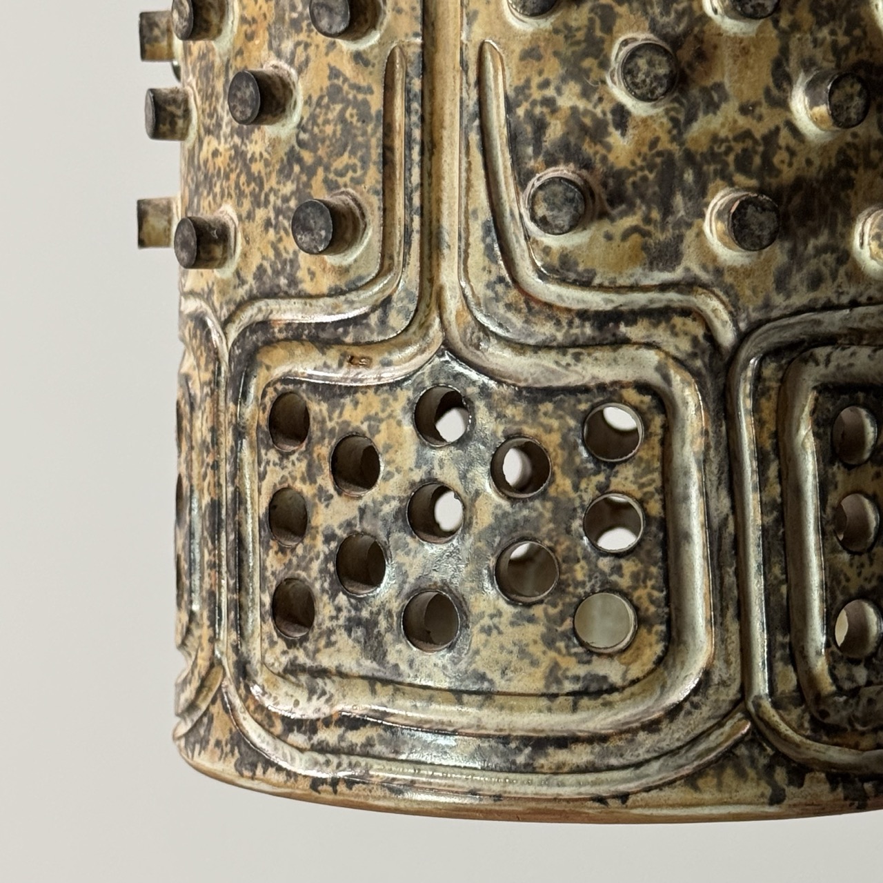 Vintage Pendant Lamp Stoneware