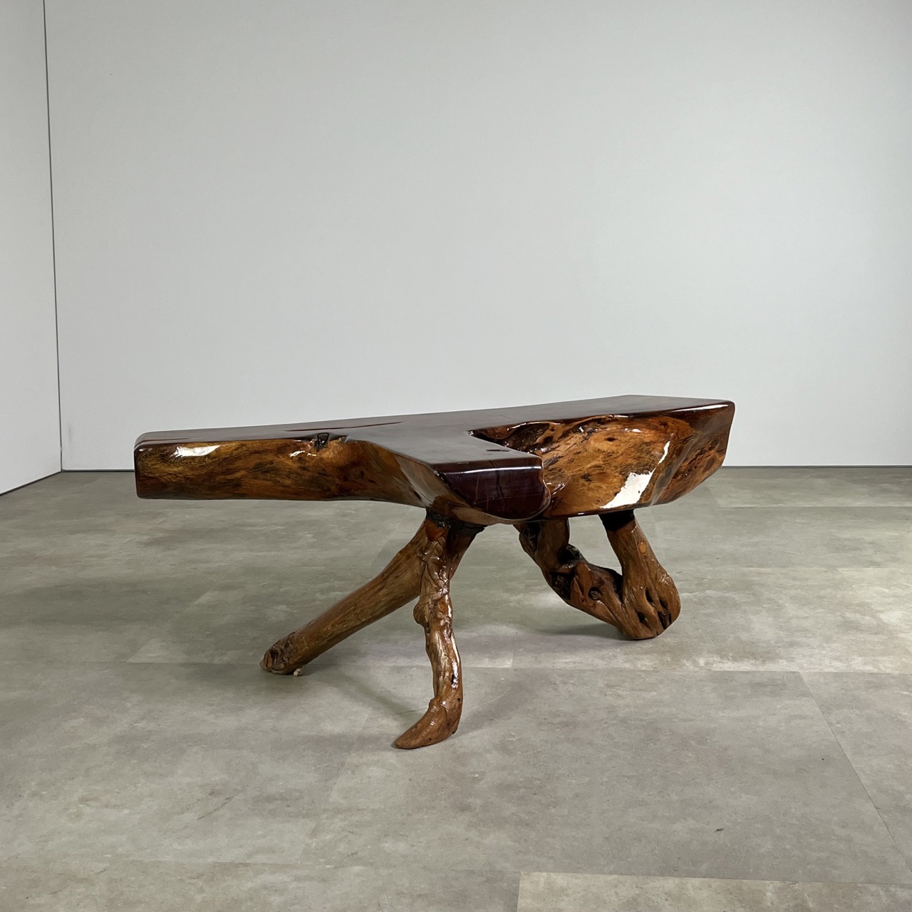 Handcrafted Tree Trunk Coffee Table Handcrafted Tree Trunk Coffee Table
