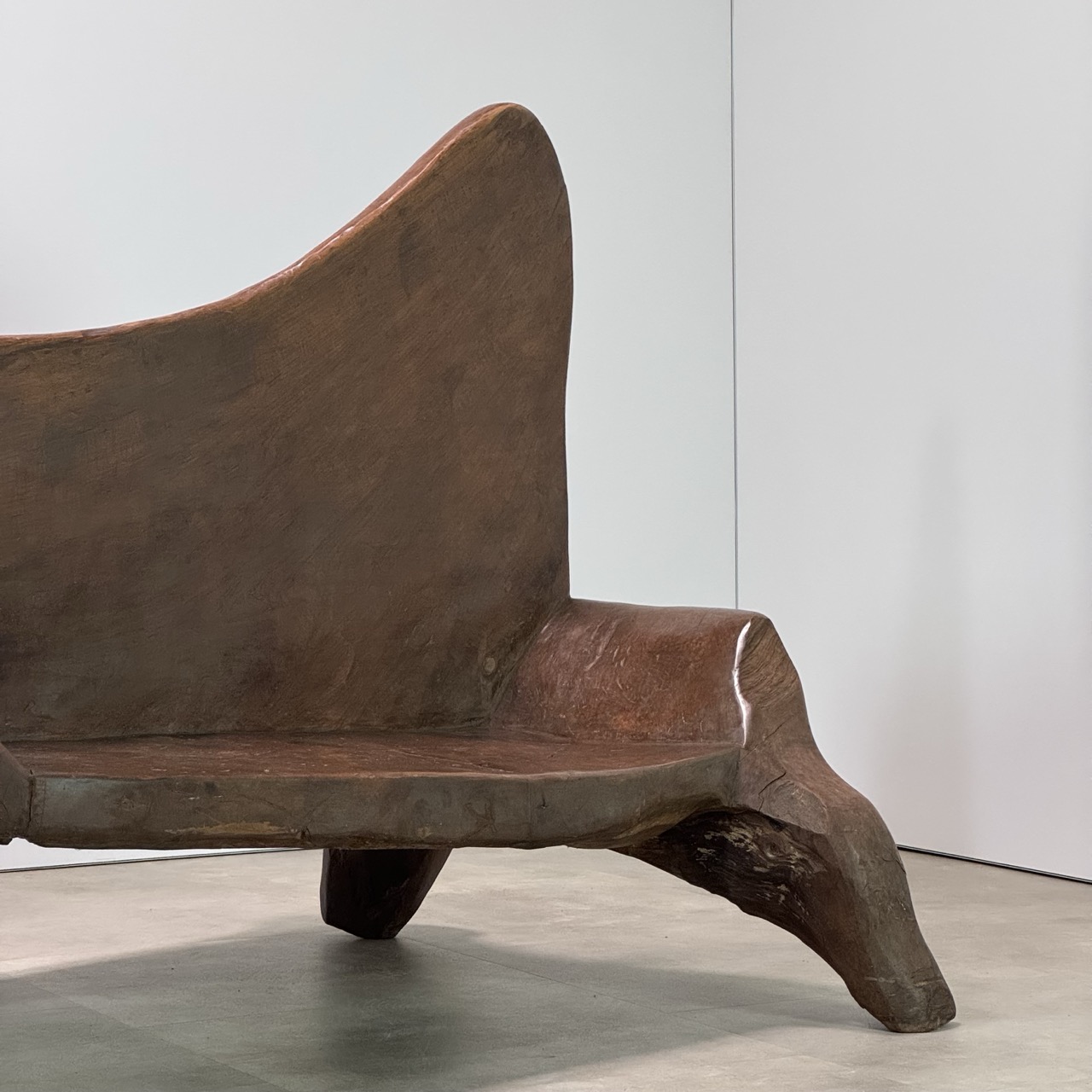Vintage Sculptural Bench 