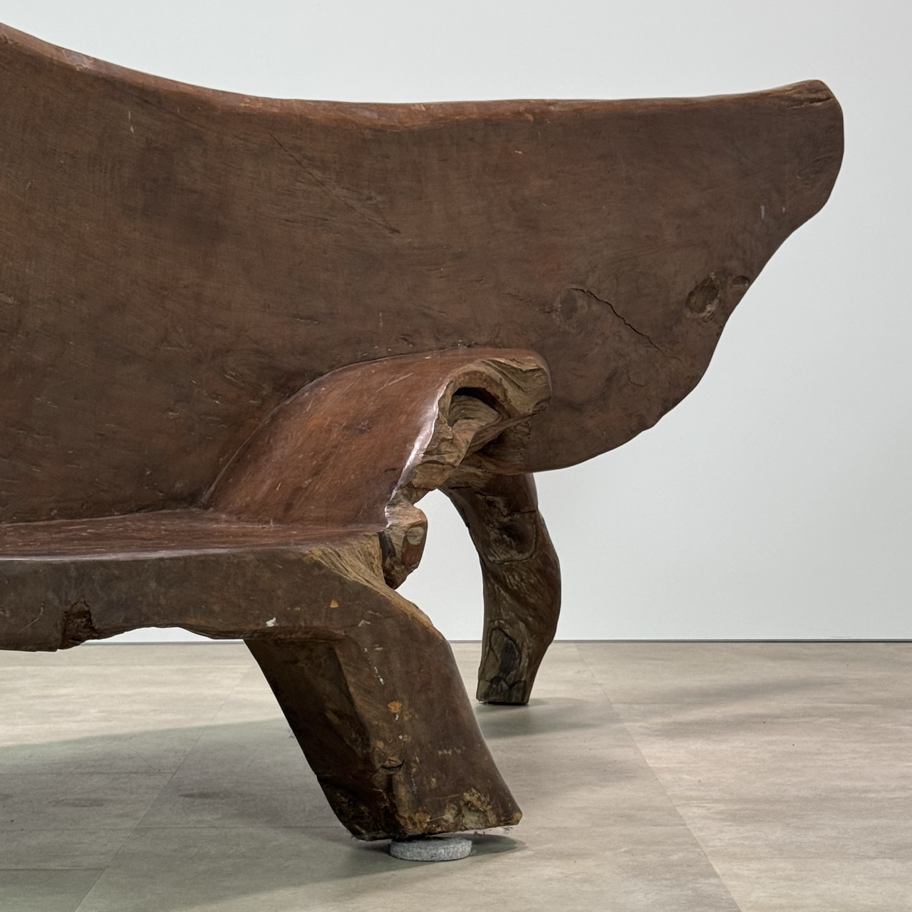 Vintage Sculptural Bench 