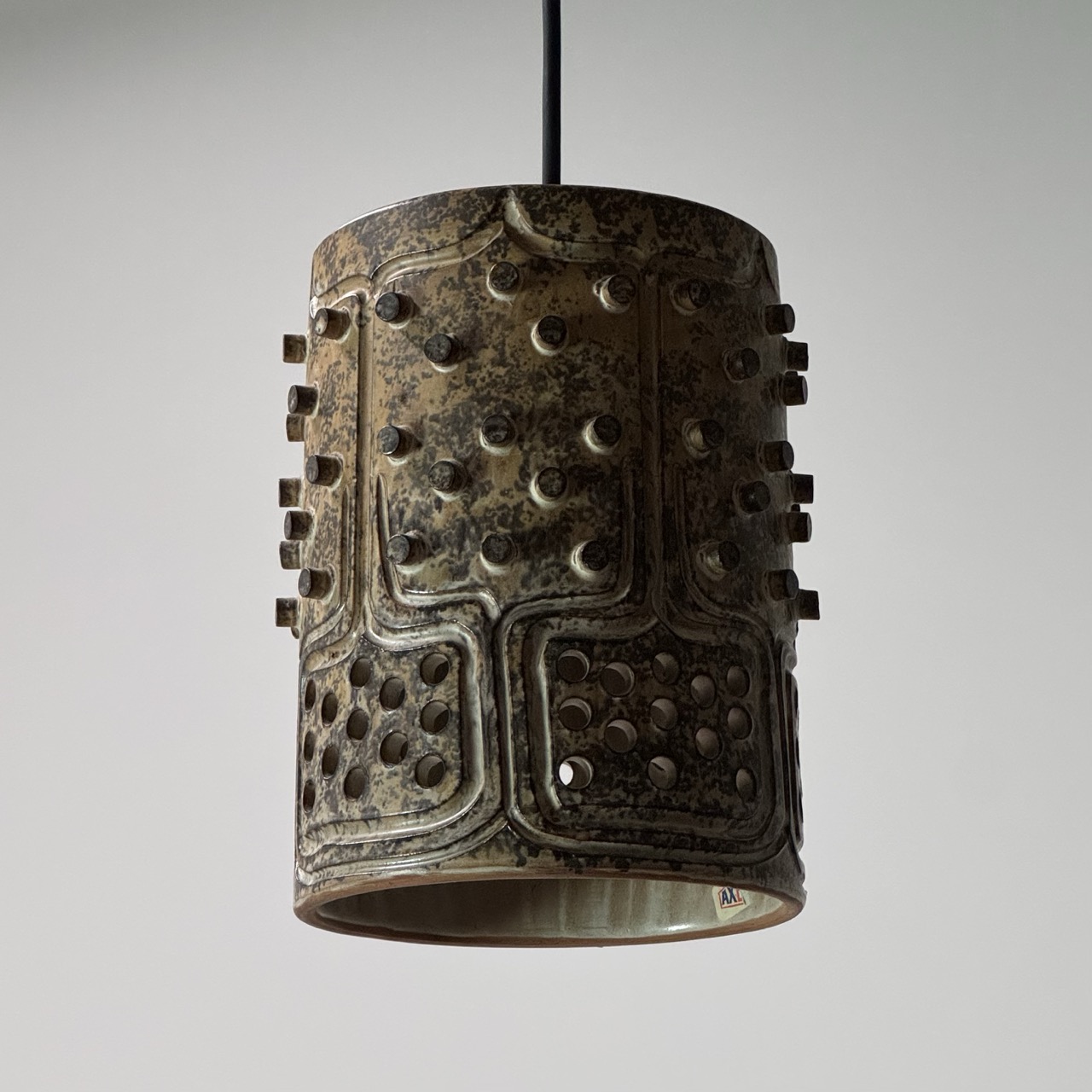 Vintage Pendant Lamp Stoneware