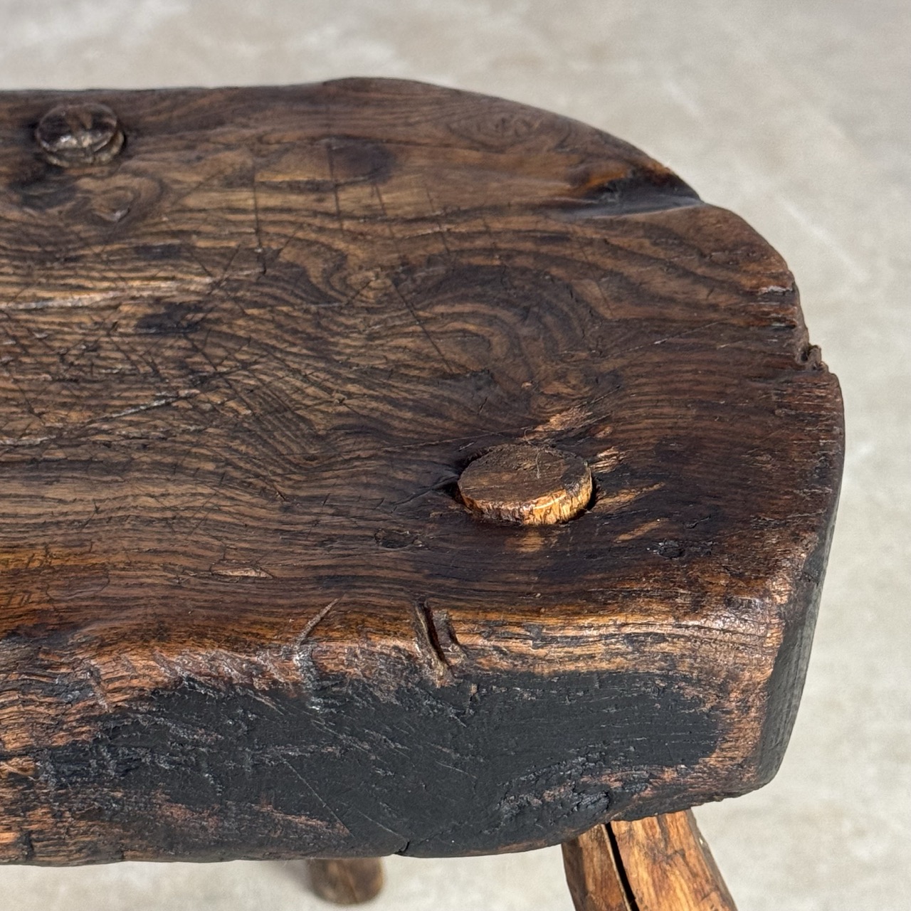 Antique Tripod Stool