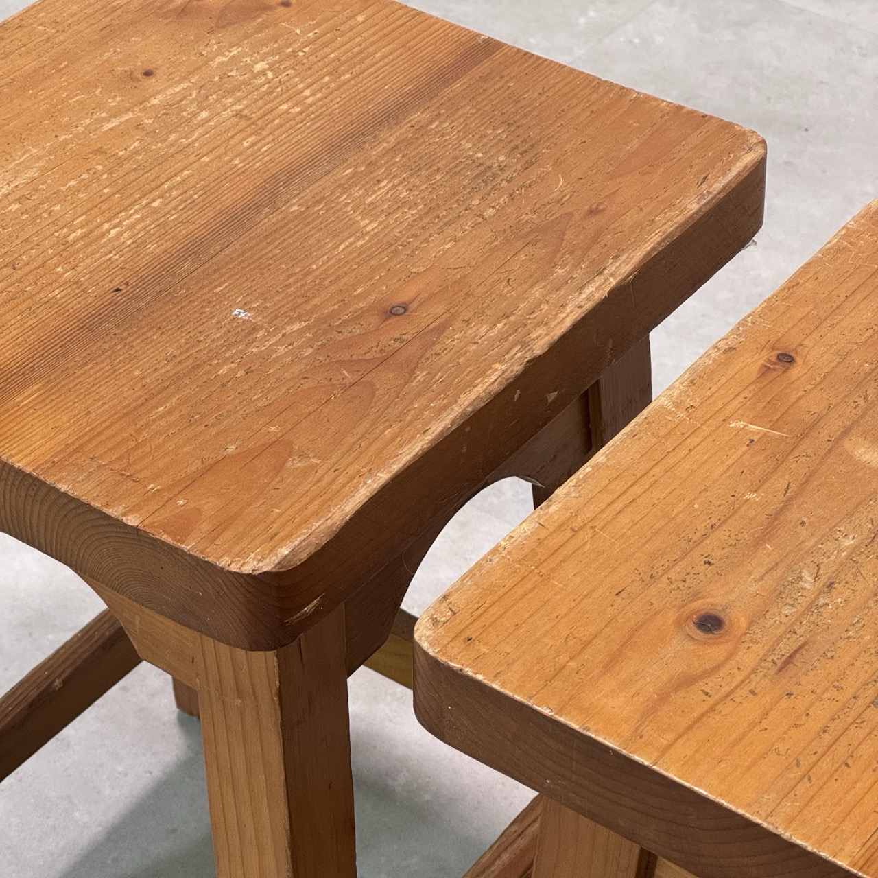 Vintage Stools Pine