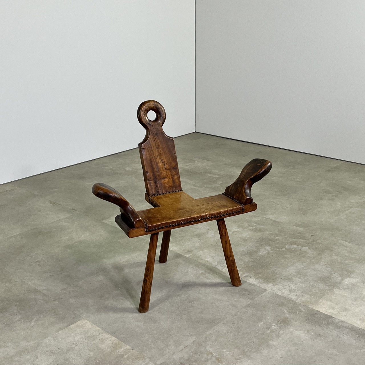 Antique Spanish Tripod Chair