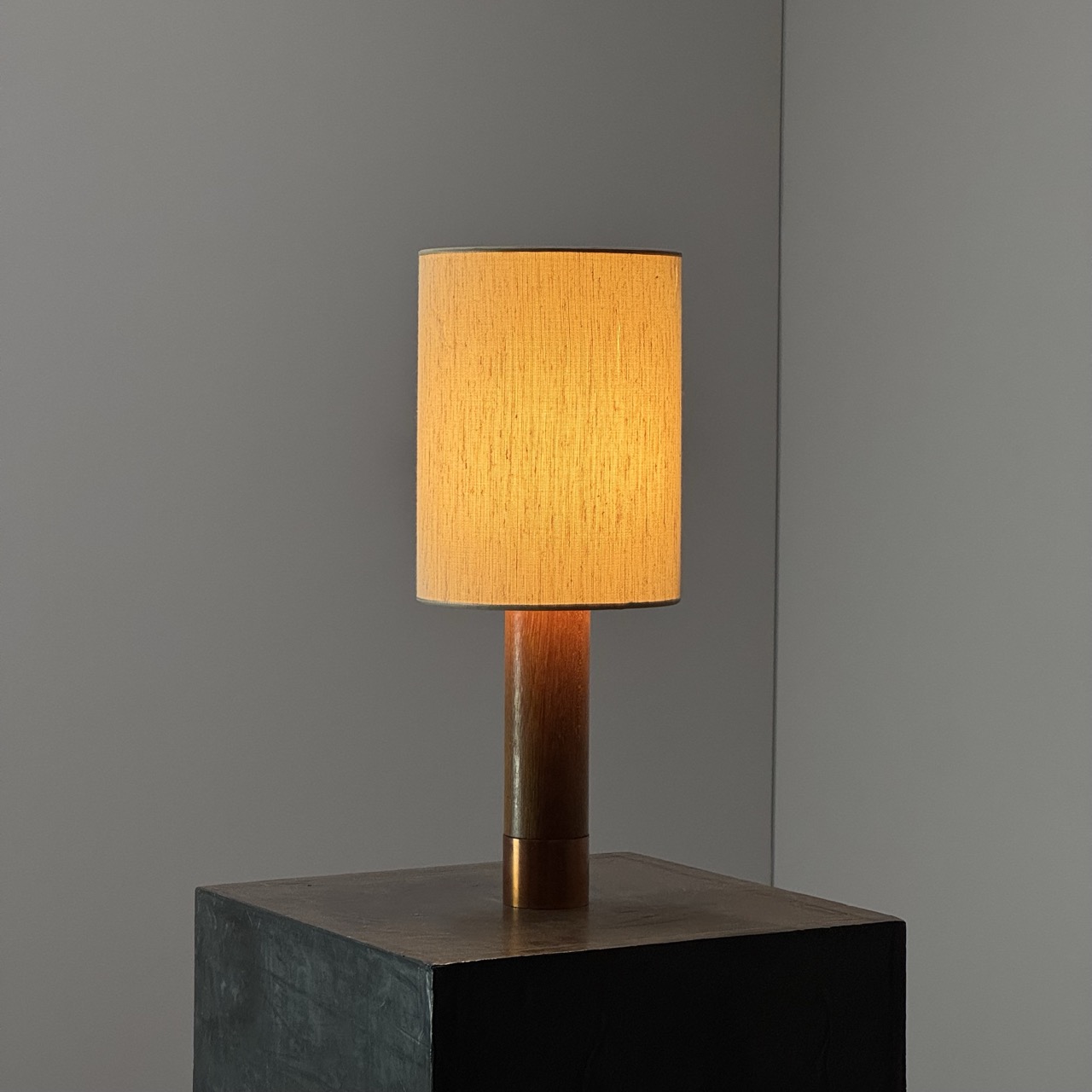 Vintage Table Lamp Teak