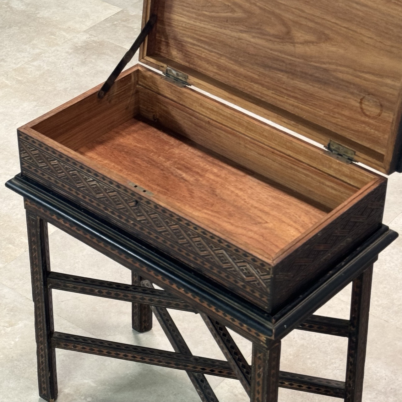 Vintage Side Table Travel 