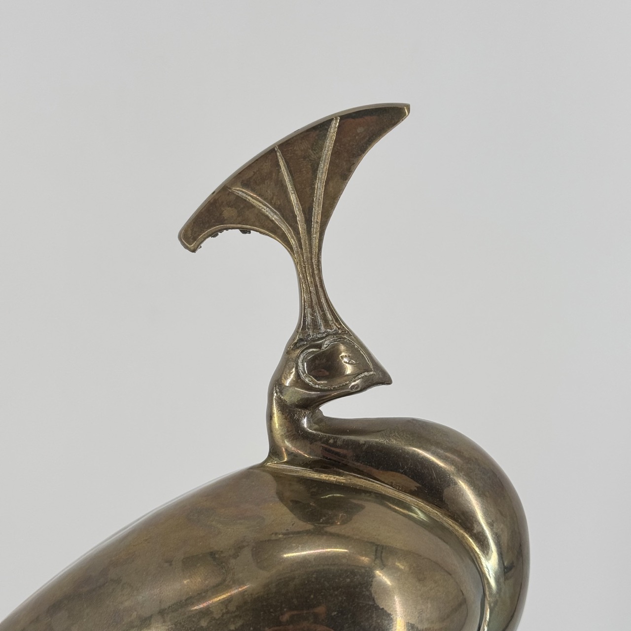 Vintage Peacock Brass
