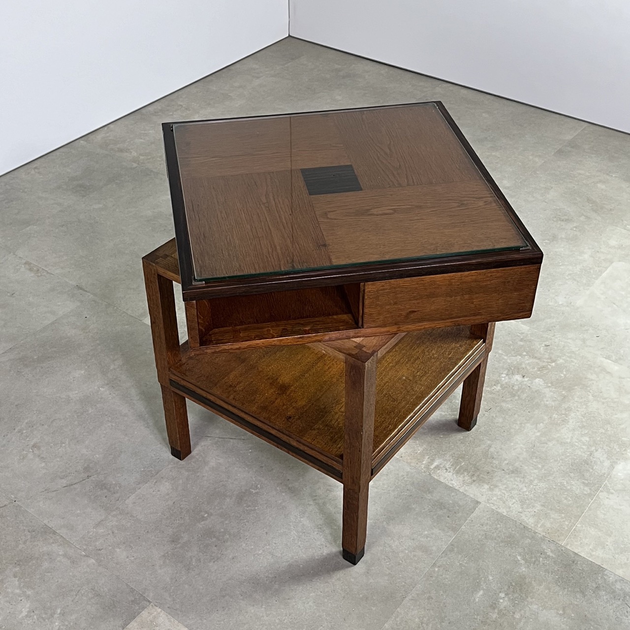 Antique Art Deco Book Table