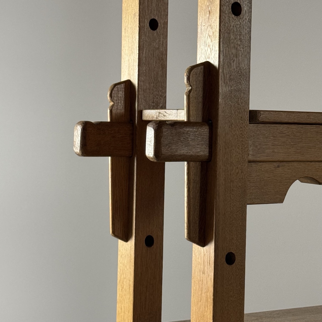 Vintage Bookcase Brutalist 