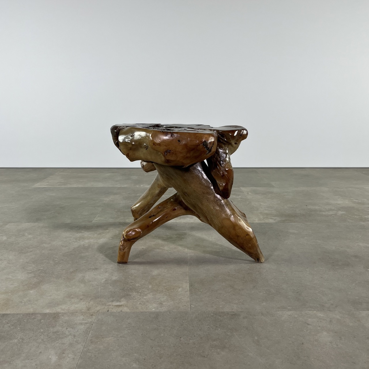 Handcrafted Root Stump Table