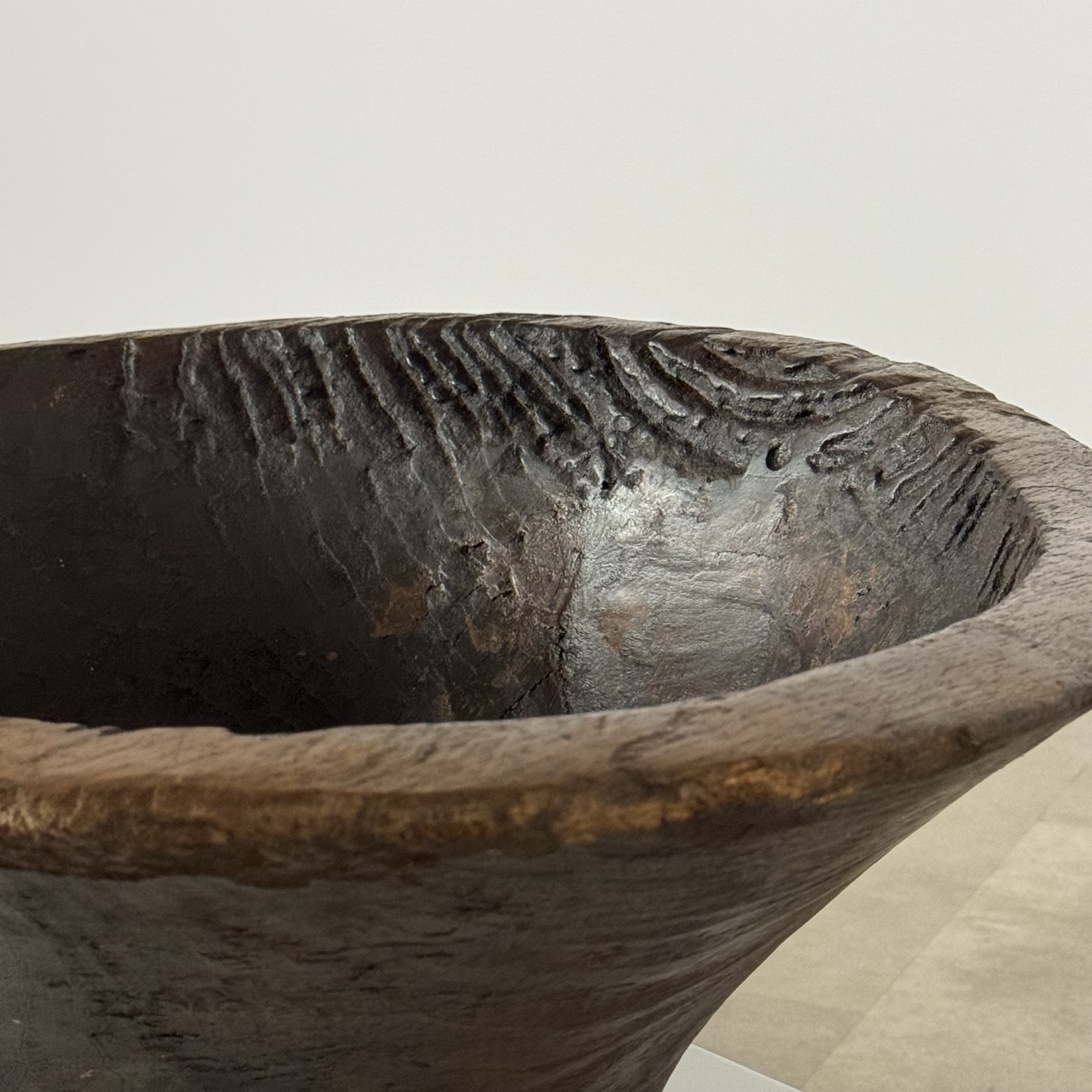 Antique Wooden Bowl 