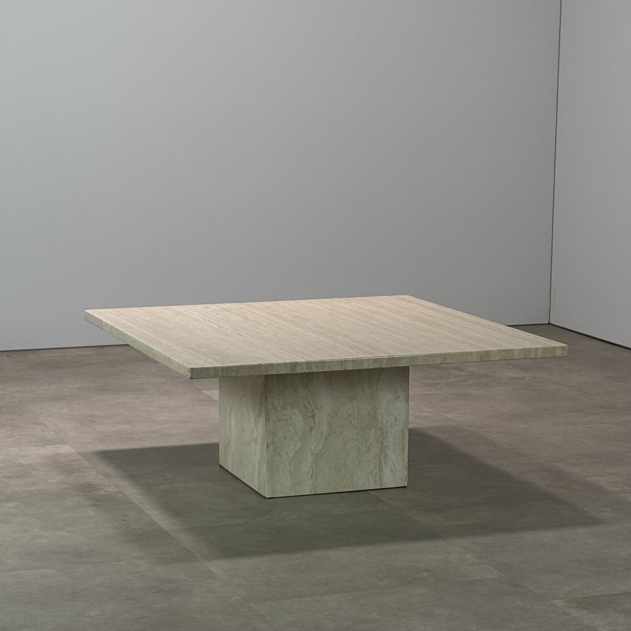 Vintage Coffee Table Travertine