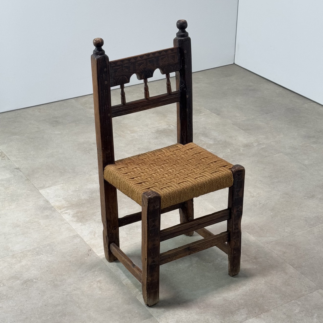 Antique Spanish Farmer Chair 