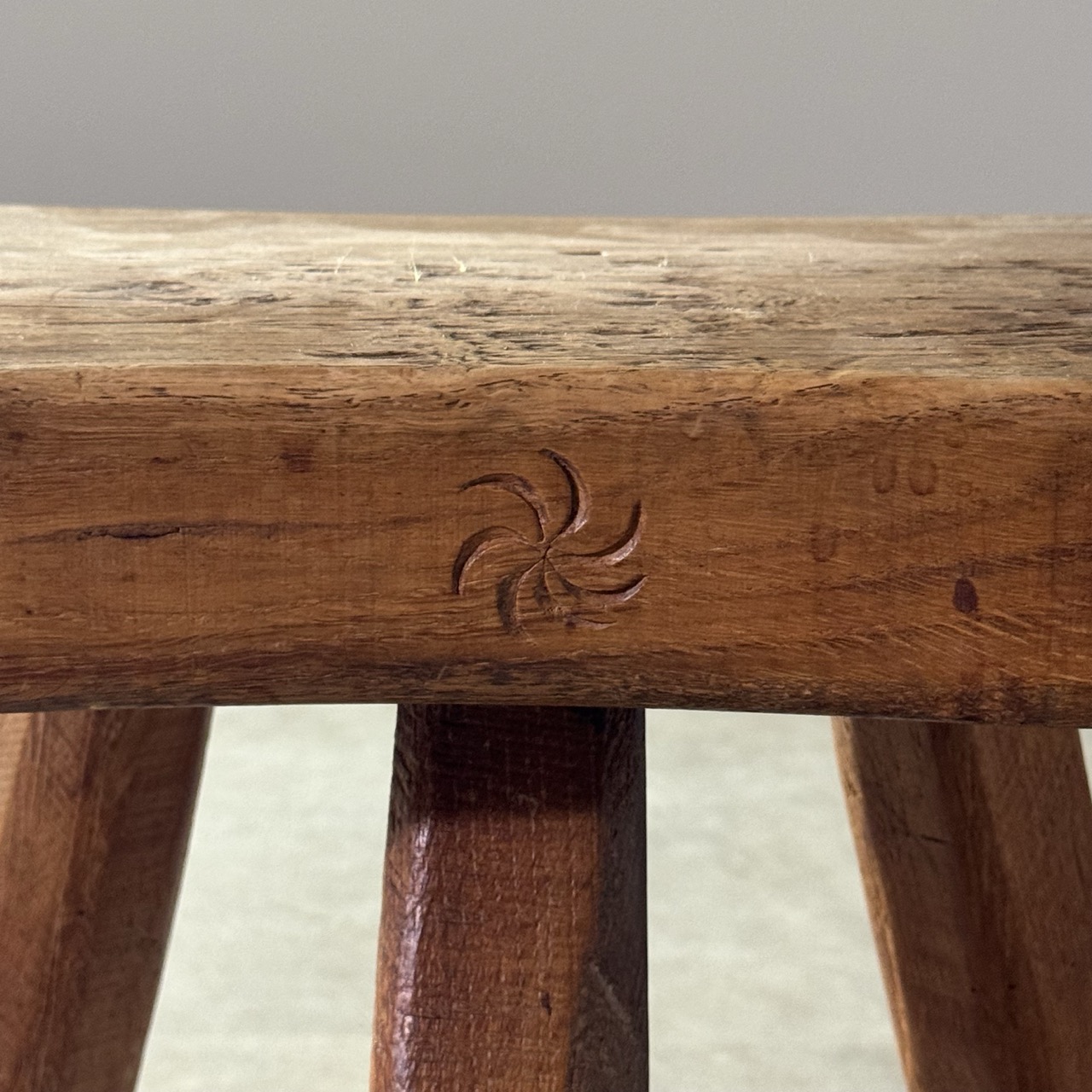 Vintage Stool Rustic 