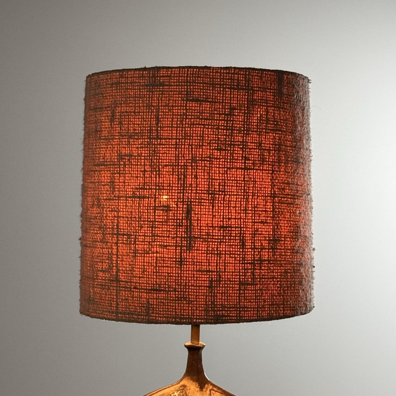 Vintage Table Lamp Biomorphic