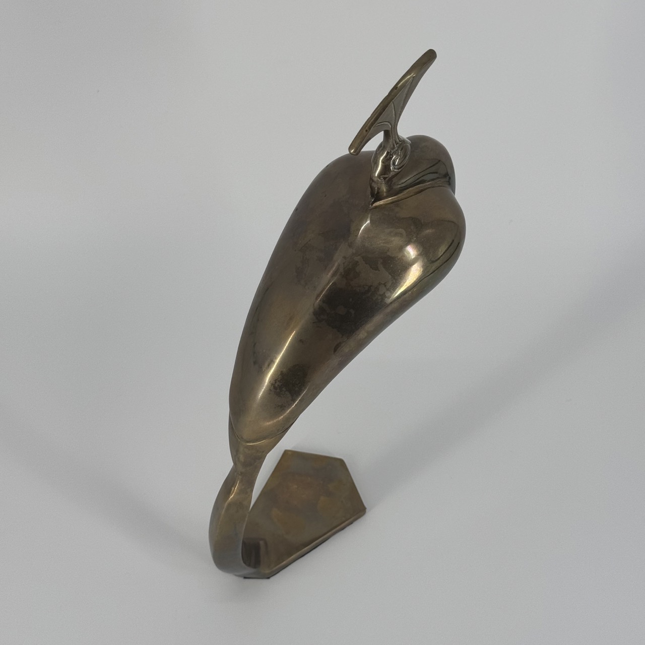 Vintage Peacock Brass