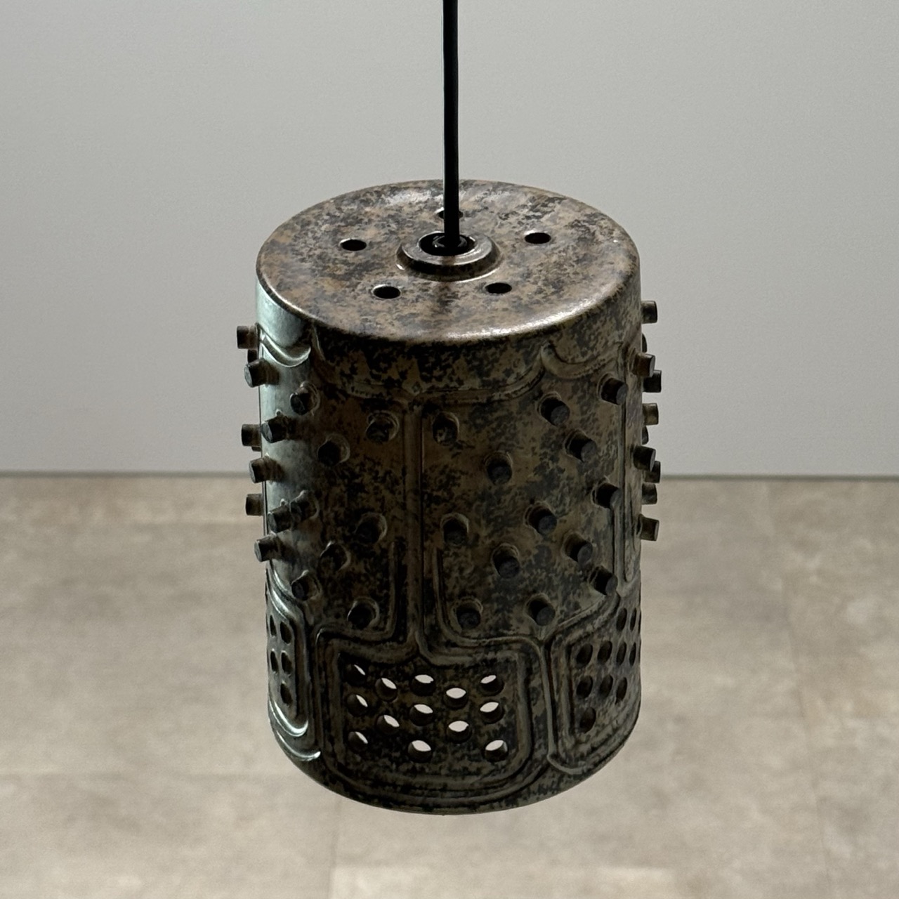 Vintage Pendant Lamp Stoneware