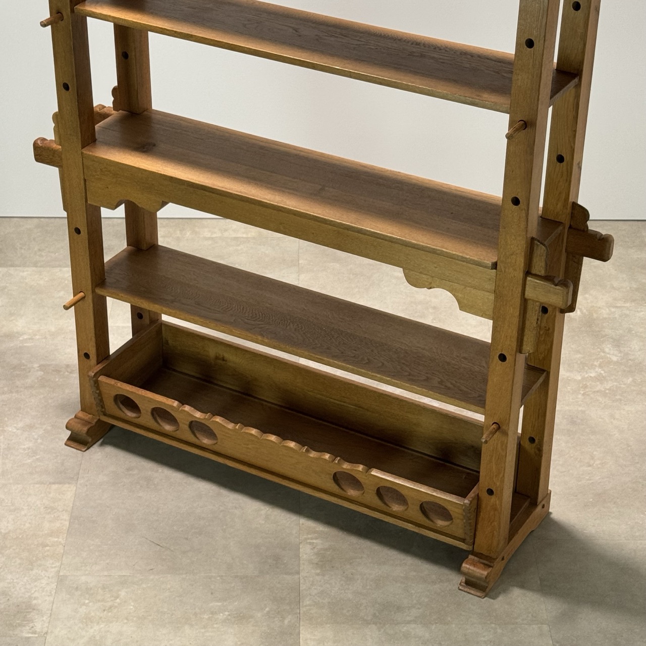 Vintage Bookcase Brutalist 