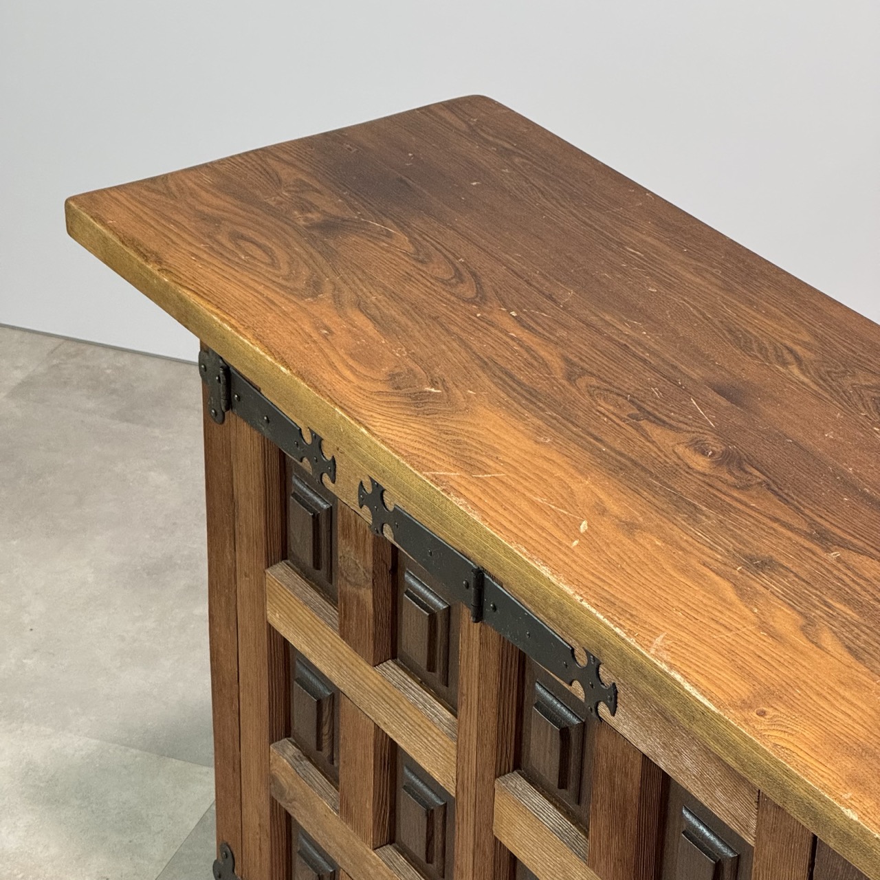 Vintage Brutalist Sideboard 