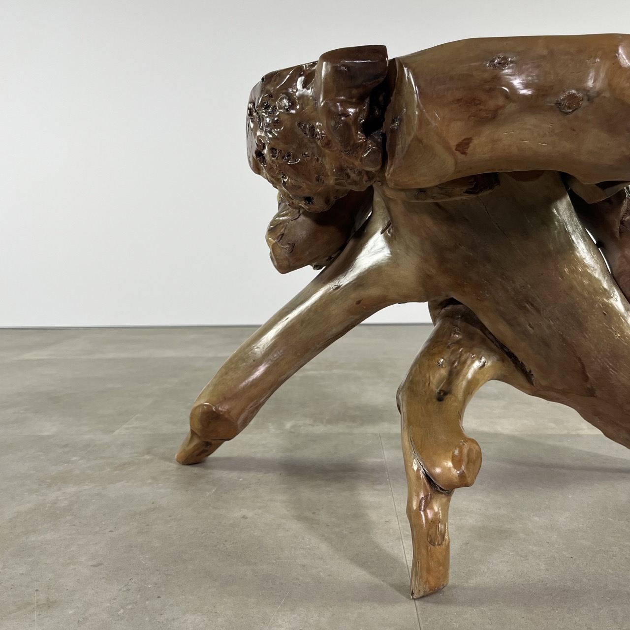 Handcrafted Root Stump Table