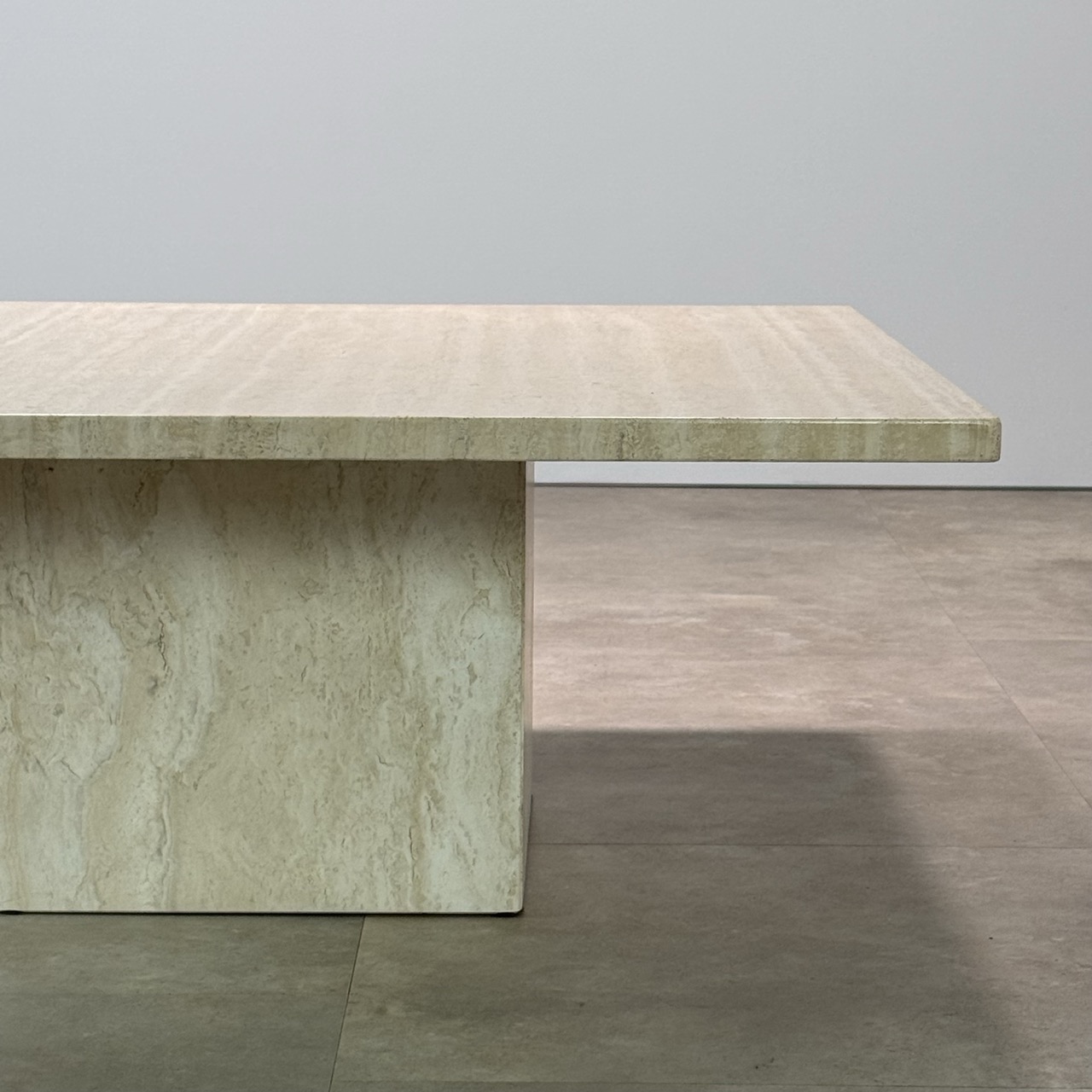 Vintage Coffee Table Travertine