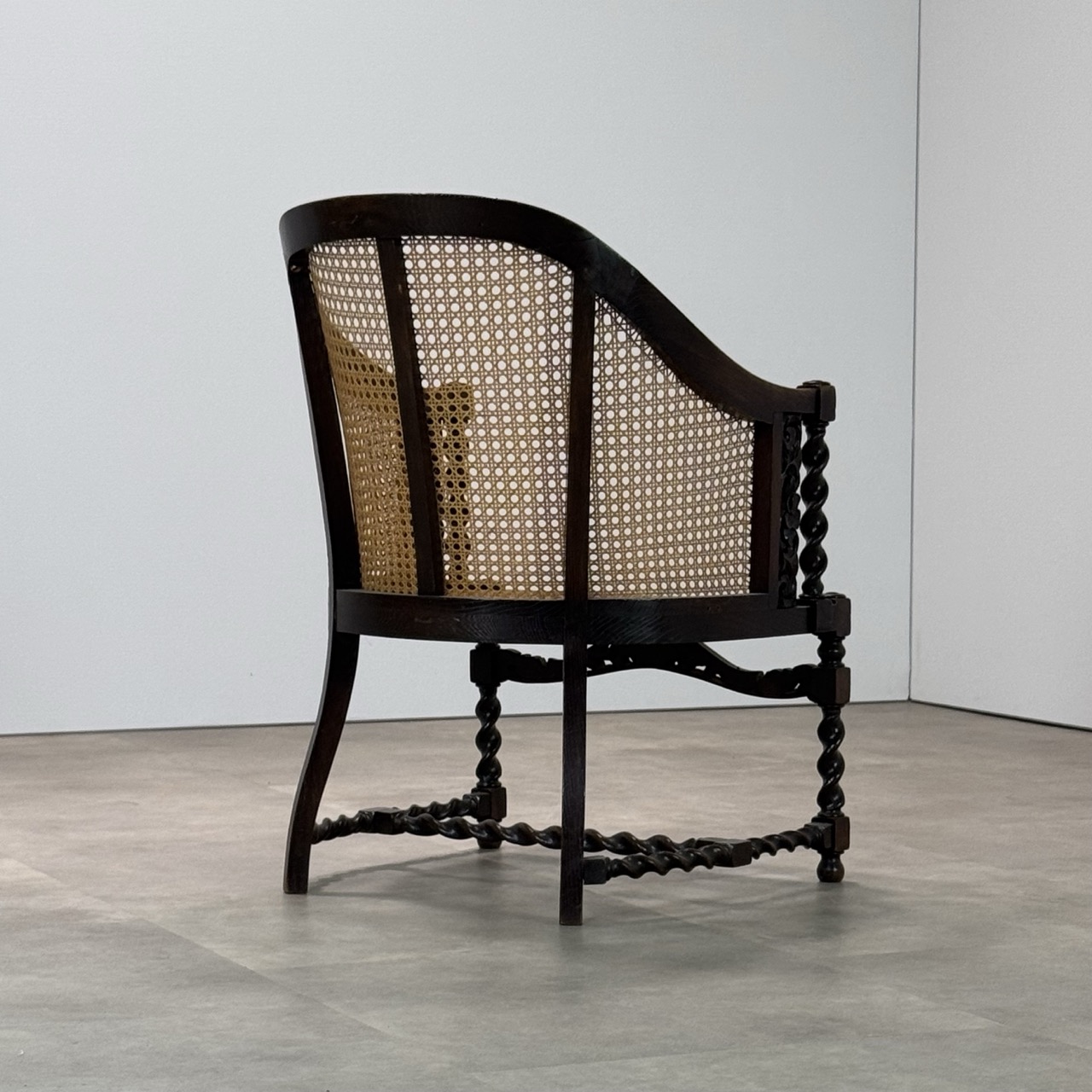 Antique Armchair Barley Twist