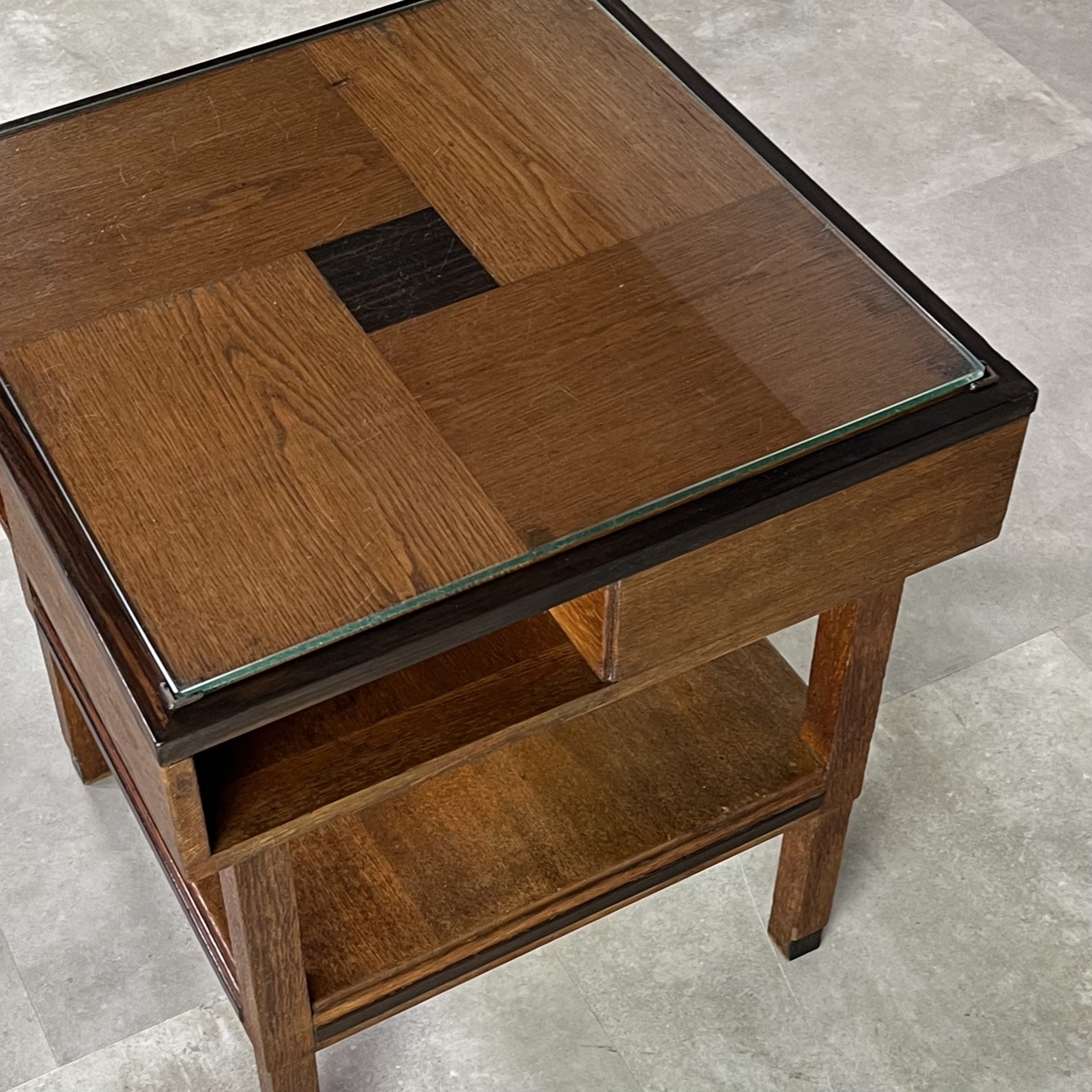 Antique Art Deco Book Table