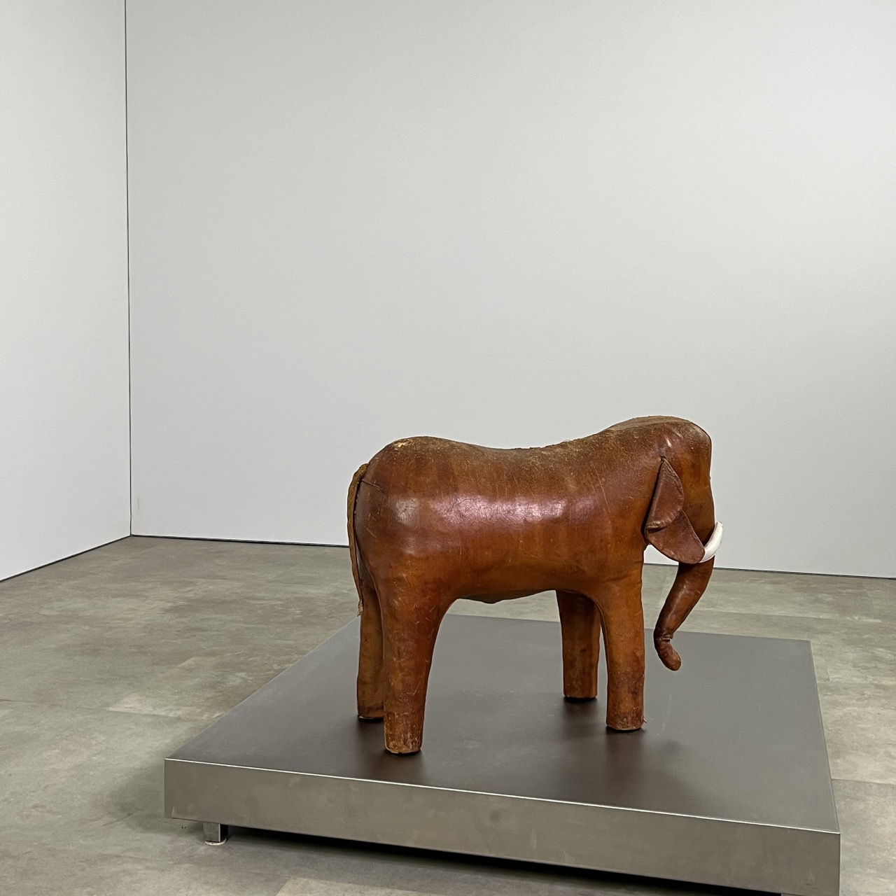 Vintage Leather Elephant